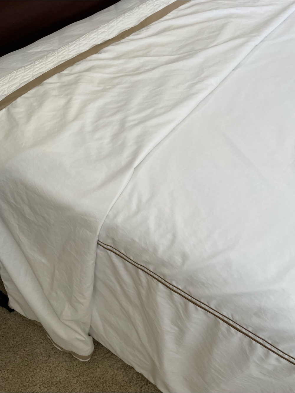 Hotel Collection 3 Pc Egyptian Cotton King Duvet & Standard Shams - Picture 4 of 16